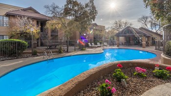 Arboretum sparkling pool view with lounge area - Photo Gallery 30
