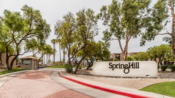 Springhill community sign and entrance with lush landscape throughout - Photo Gallery 15