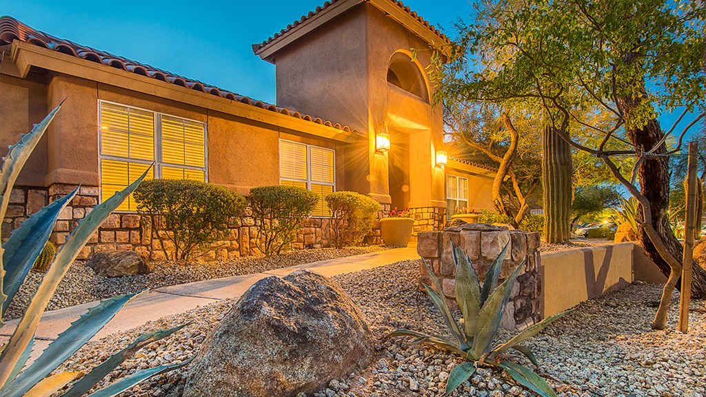 Leasing Office Entrance at La Reserve Villas