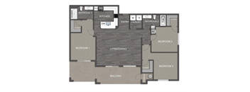 a floor plan with a checkered pattern