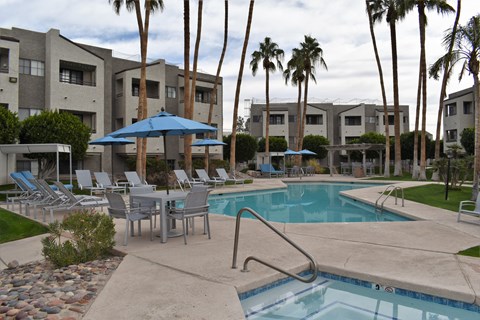 El Encanto hot tub near the main pool.