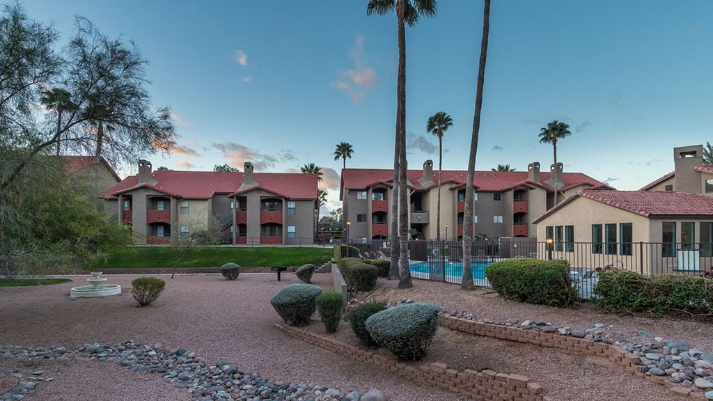 Enclave courtyard view