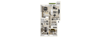 our apartments offer a variety of floor plans