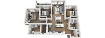 beam 3 bedroom 2 bath floorplan