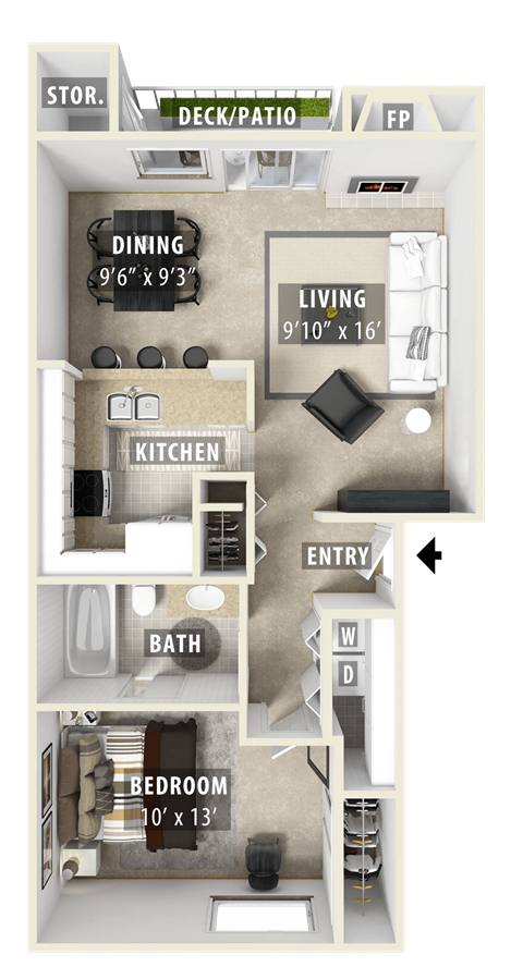 our apartments showcase a variety of layouts and floor plans