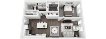 the103103103  1 bedroom floor plan