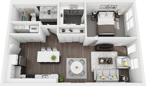 the103103103  1 bedroom floor plan