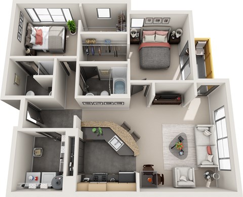 a floor plan is shown of a 1 bedroom apartment