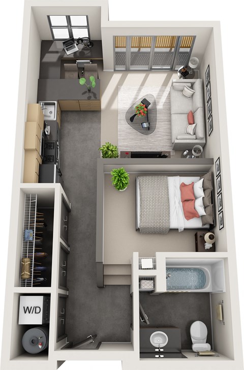 our apartments showcase a flexibility with our floor plans