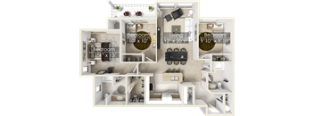 the residences at the domain floor plans