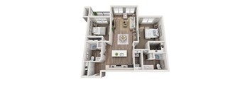 Steven 2br 2bath floorplan