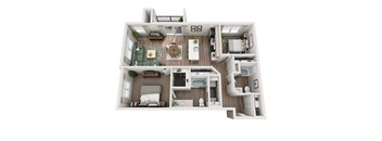 Tahoma 2br 2bath floorplan