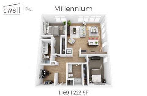 Dwell At Kent Station Apartments