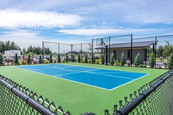 basketball and bocce ball court