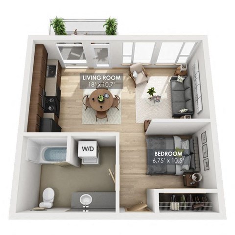 Boxcar Caboose Floor Plan