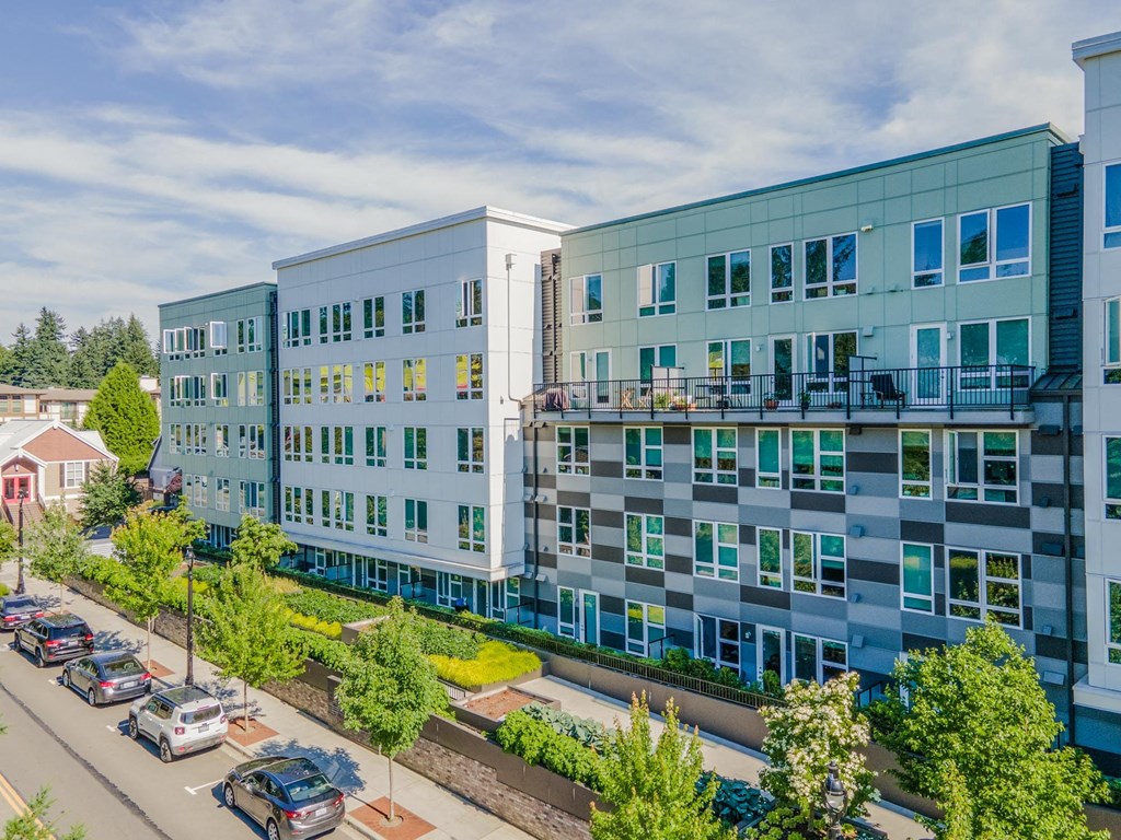 north side walkway aerial