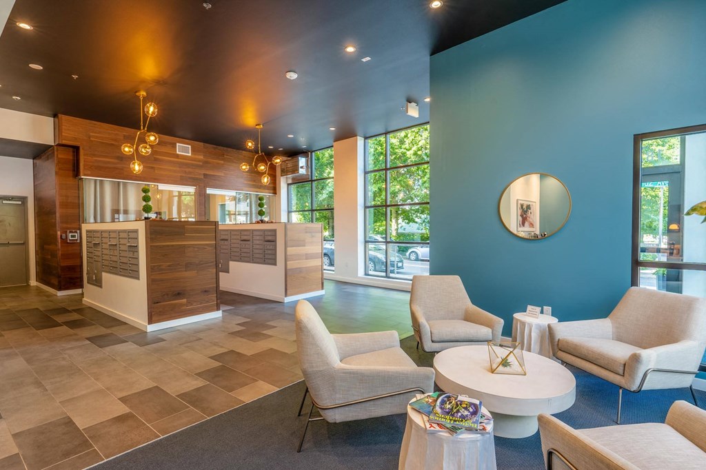 parcel pending and entrance lounge