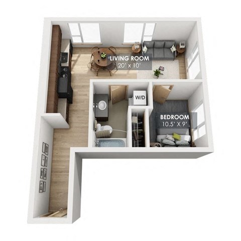 Boxcar Freight Floor Plan