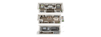 juniper two bedroom town home