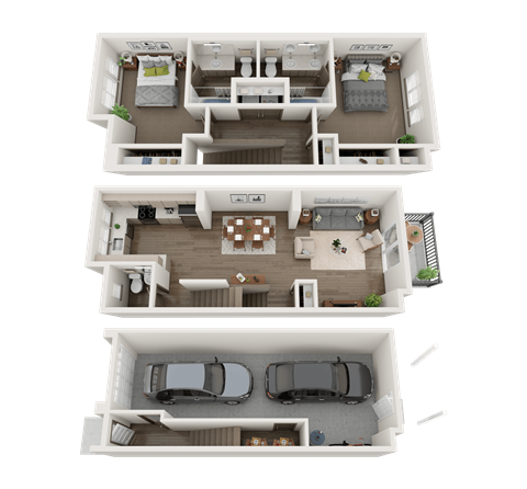 juniper two bedroom town home