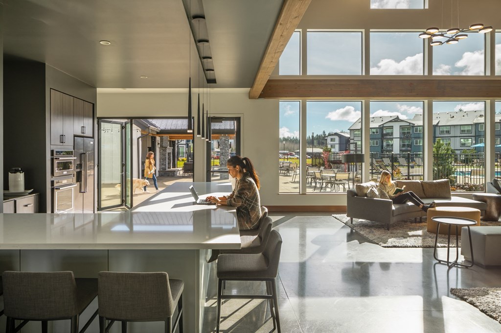 lounge kitchen sunrise area apartments