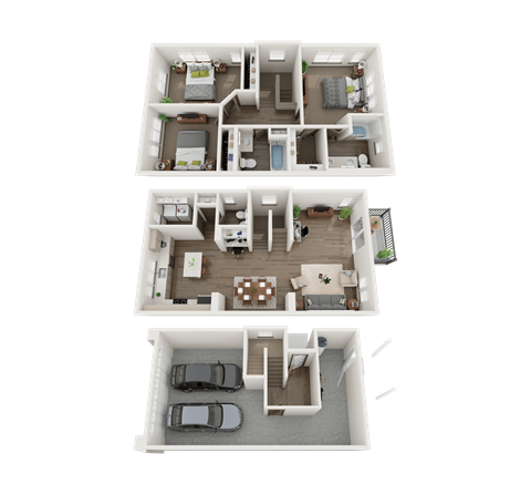 maple 3 bedroom town home