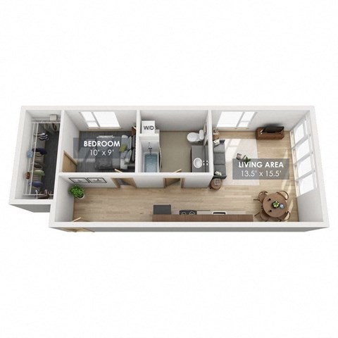 Boxcar Passenger Floor Plan