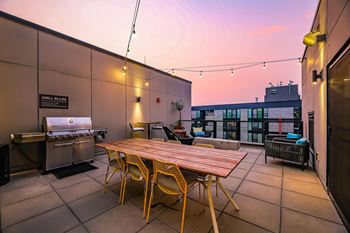 Rooftop Lounge with Grilling/Dining Space