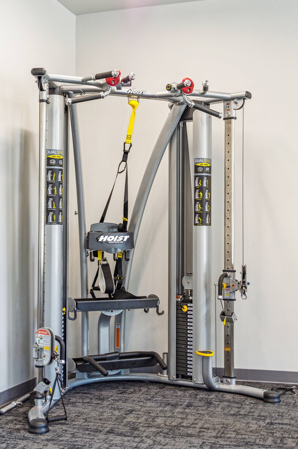 a treadmill in a gym