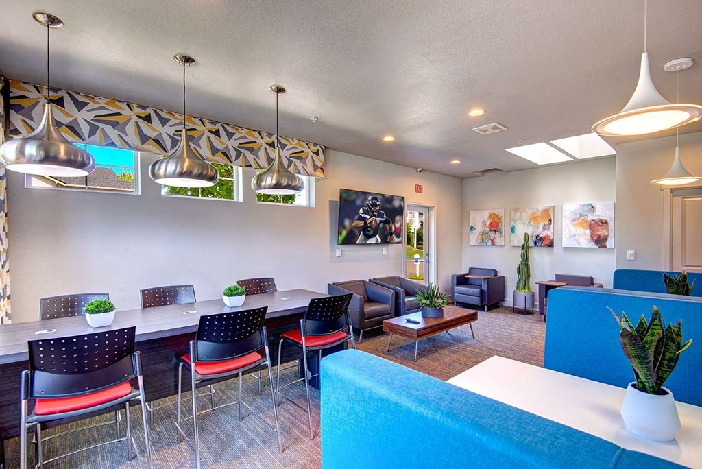 resident business center at Clock Tower Village, DuPont, 98327