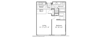 One Bed One Bath A and B