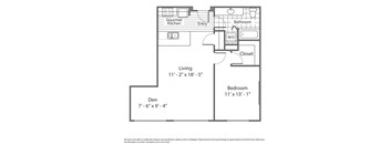 One Bed One Bath D and E