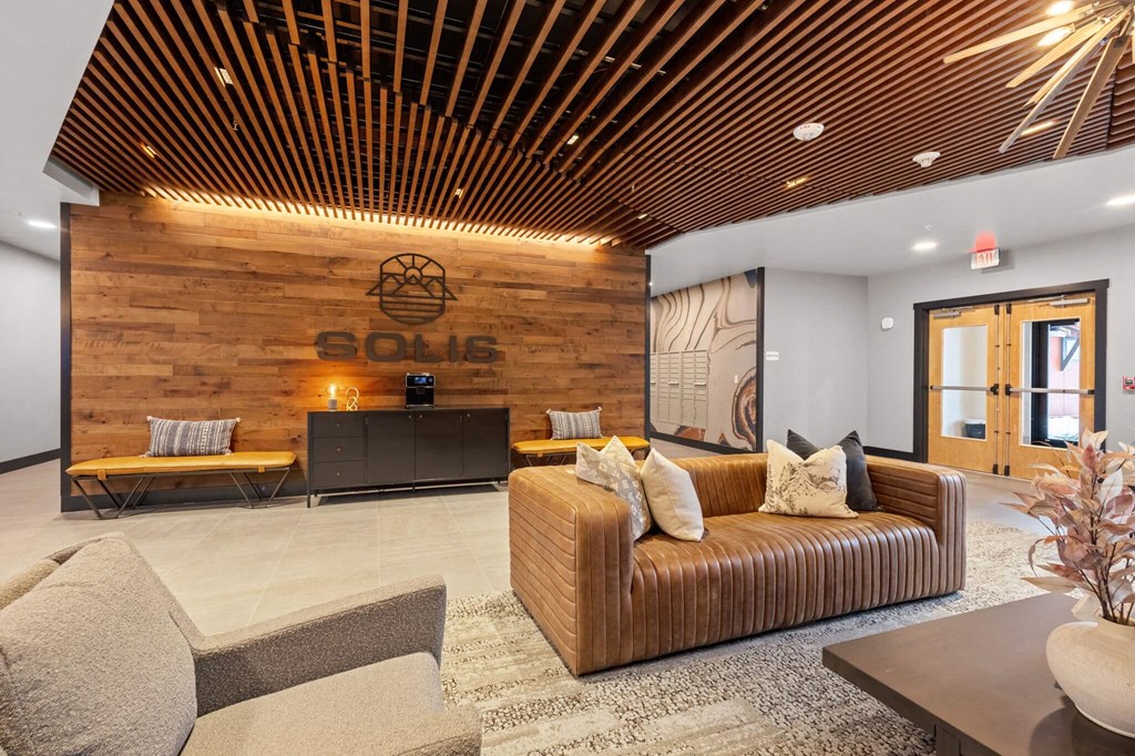 the lobby or reception area