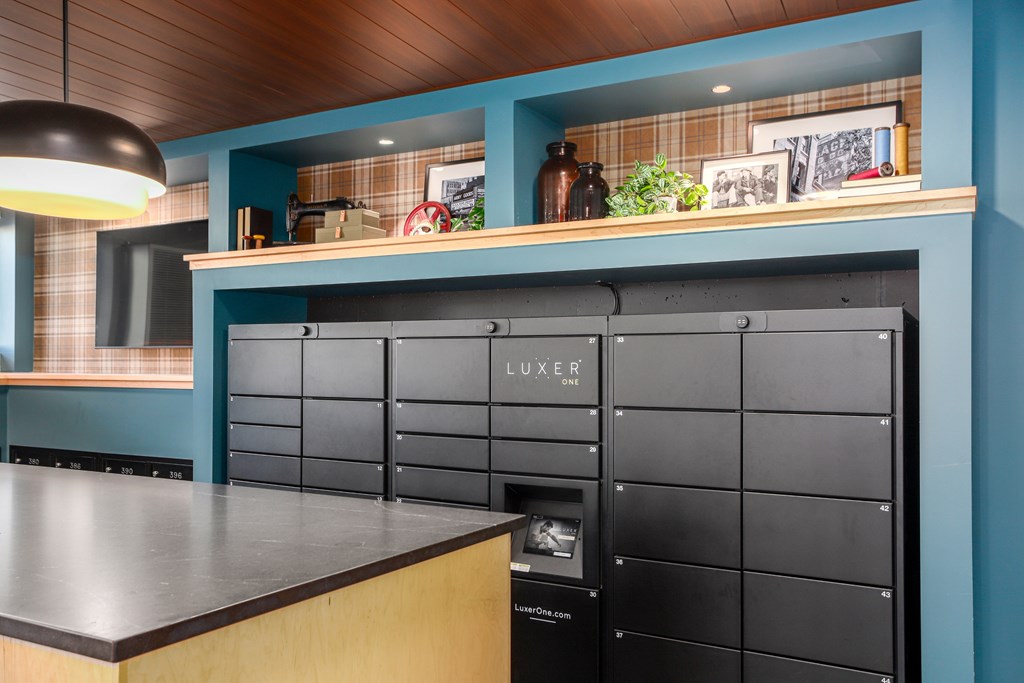 A kitchen with a LUXER brand oven.