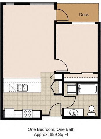 1 bd 1 ba Standard