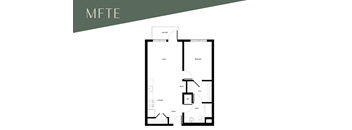 A floor plan of a two-story building with labeled rooms.