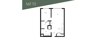 A floor plan of a house with labeled rooms such as Bathroom, Kitchen, Living Room, and Bedroom.