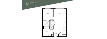 A floor plan of a house with labeled rooms such as Bedroom, Bath, Kitchen, Living room, and Entry.
