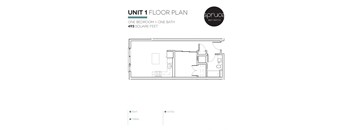 a floor plan of the unit 1 floor plan