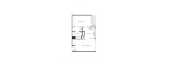 bedroom floor plan at the central apartments near downtown minneapolis mn