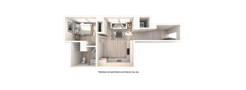 a floor plan of a home with a black background