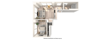 bedroom floor plan an in 2 bed 2 bath
