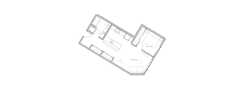 a black and white floor plan of a residence