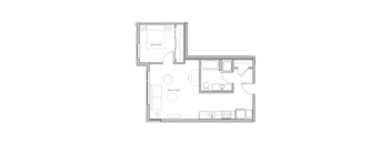 black and white floor plan of a house hypothetical