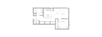 a black and white floor plan of a house