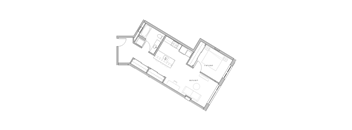 a black and white floor plan of a residence