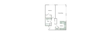 1 Bed/1 Bath D