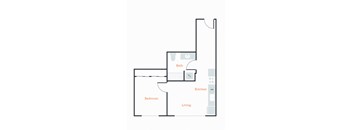 an illustration of a floor plan of a house