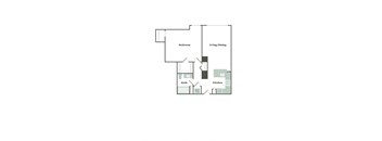 1 Bed/1 Bath H