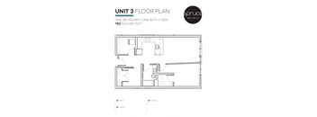 the unit 3 floor plan